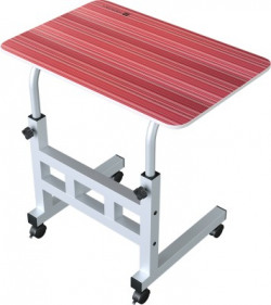 Portronics My Buddy D Multipurpose Movable & Adjustable Wood Portable Laptop Table(Finish Color - Crimson Red, DIY(Do-It-Yourself))