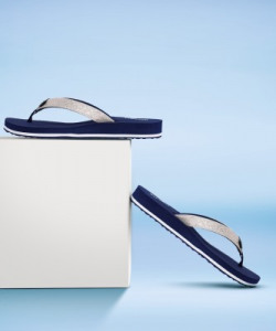 REFOAM Women GK-6(W) |Mesh| Slip-On | Solid | Casual | Lightweight | Outdoor Slippers(Navy 7)