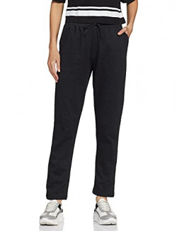 Cotton colors Women's Classic Fit Cotton Track Pant (TRACK-004-M_Charcoal Melange_M)