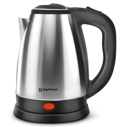 DIGISMART Mark-1 Electric Kettle 2 Litres Capacity 2000 Watts | Stainless Steel | Automatic Cut-off | Used to Boil Water | Make Tea/Coffee/Soup | Instant noodles, Electric Kettle with 1 Year warranty