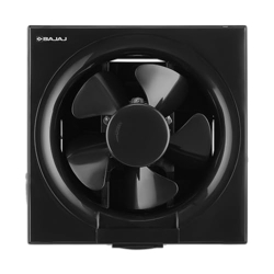 Bajaj AirOut 200 MM 4 Star Dom Exhaust Fan | Back Shutter | 100% Copper Motor | Auto Thermal Protector | Aerodynamaically Designed BladeBlack