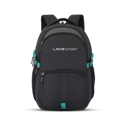 Lavie Sport 48cm Titan 29 litres Casual Backpack with Laptop Sleeve for Men & Women | Rain Cover Backpack for Boys & Girls