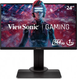 ViewSonic 24 inch Full HD LED Backlit IPS Panel Tilt, Swivel , Pivot , Height Adjustable Gaming Monitor (XG2405)(AMD Free Sync, Response Time: 1 ms, 144 Hz Refresh Rate)