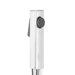 BonKaso HF-1045 WF CP ABS Plastic 360 Degree Rotation Health Faucet, Chrome, Chrome Finish - Jet Spray for Toilet (Pack of 1) (Faucet ONLY Without Hose Pipe)