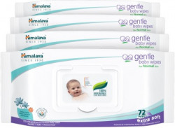 HIMALAYA Gentle Baby Wipes Mega Offer Pack (4 N X 72's)(4 Wipes)