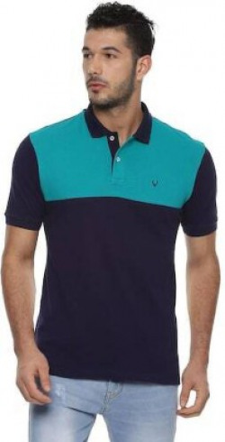 Allen Solly Colorblock Men Polo Neck Multicolor T-Shirt
