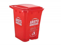 ARISTO Plastic Pedal Garbage Waste Dustbin 45 LTR RED