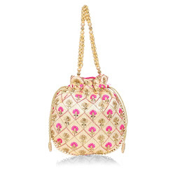 Lavie Women's Amara Round Potli | Ladies Purse Handbag
