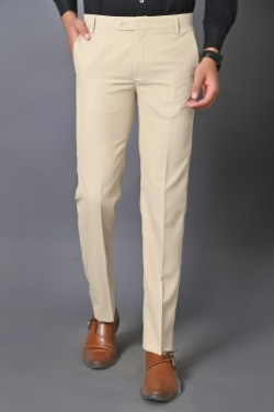 El Cielo Regular Fit Men Beige Trousers