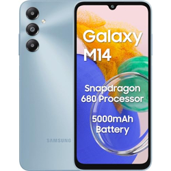 Samsung Galaxy M14 4G (Arctic Blue,6GB,128GB) | 50MP Tr...