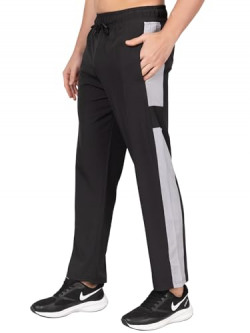 PYRO SPIRIT Mens Gym & Yoga Wear Stretchable Trackpant with Two Zipper Pockets || Sports Lower for Men & Boys Summer Track Pants for Men Multipurpose Men Lower Activewear Trousers, Night Pants for Men