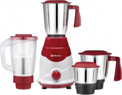 BAJAJ GX-75 750 Juicer Mixer Grinder (4 Jars, White, Red)
