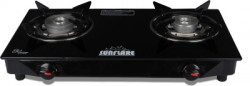 Sunflare Tornado Toughened glass Glass Manual Gas Stove(2 Burners)