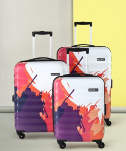 KILLER SPLASHPRINTED Combo set (30 Inch+ 26 Inch+ 22 Inch) Cabin & Check-in Set 4 Wheels - 30 Inch