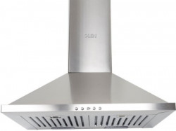 Glen MIA SS 60 1000m3 BF LTW Pyramid SS 60 cm| Baffle Filter | Low Noise Wall Mounted Chimney(Silver 1000 CMH)