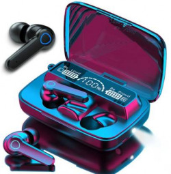 myxes New Edition TWS M19 Gaming Earbuds Bluetooth 5.0 Wireless LED Digital Display N8 Bluetooth Headset(Black, True Wireless)