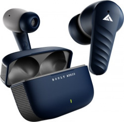 Boult X10 Pro with Quad Mic ENC, 45H Battery Life, 50ms Low Latency Gaming Mode, 5.3v Bluetooth Headset(Blue, True Wireless)