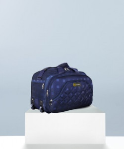 SD Star (Expandable) Fabric Travel for Men and Women Duffel With Wheels (Strolley)