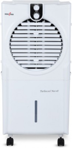 Kenstar 45 L Room/Personal Air Cooler(White & Black, TURBOCOOL NEO 45, KCLTCNWH045FMH-EGM)