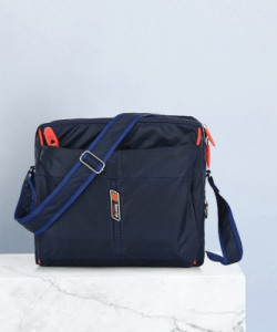 crafty craft Blue Sling Bag Stylish Cross Body Sling bag for Office, Cash, Business Collection, Travelling