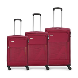 Aristocrat Medium Polyester Titus Soft 4 Spinner Wheels Strolly Carry-
