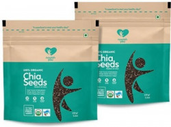 Nourish You Organic Chia Seeds | Rich in Protein, Omega 3, Zinc and Fibre | 150g Each Black Chia Seeds(300 g, Pack of 2)