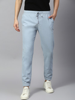 Dennis Lingo Men Cotton Tapered Fit Joggers Trousers