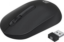 Portronics Toad 13, POR 1381 / Runs on single AA Battery,30 Lakhs+ click life,Upto 1200 DPI Wireless Optical Mouse(2.4GHz Wireless, Black)