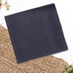 Sassoon Anatolia 1 Piece Cotton Face Towel/Hanky in 500 GSM (30cm X 30cm) - Denim
