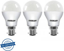 EVEREADY 7 W Standard B22 LED Bulb(White, Pack of 3)