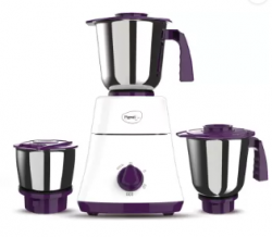 Pigeon 16086 Favourite 3 Jar 500 Watts Mixer 500 W Juicer Mixer Grinder (3 Jars, White, Purple)