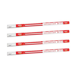 Eveready 20W Ultraslim LED Batten, Cool Day Light (6500K), Stylish, Energy-Efficient & Durable Lighting Solution, Pack of 4