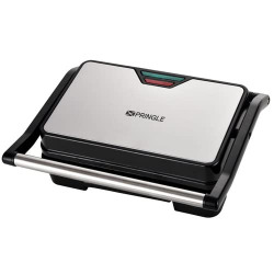 Pringle Sandwich and Panini Toaster Griller 2 Slice Non-Stick Sandwich and Panini Toaster Griller Automatic Temperature Cut-off with LED Indicator For Home And Kitchen - GM 722 | 850 watt