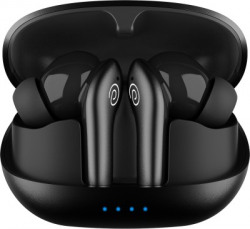 PTron Basspods Encore TWS Earbuds, 50H Playtime, Quad Mic ENC Calls, BT5.3,Type-C,IPX4 Bluetooth Gaming Headset(Black, In the Ear)