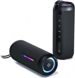 Portronics Breeze 5 Portable Wireless Speaker With In Built Mic,6Hrs Playtime 25 W Bluetooth Speaker(Black, Stereo Channel)