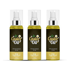 Pink Root Castor Oil 100ml, Pack of 3