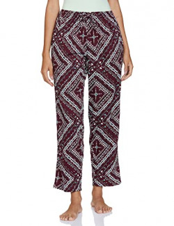 Longies Women Viscose Pyjama Single Maroon