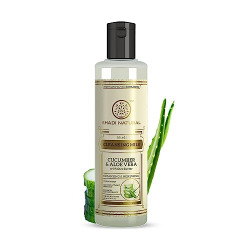KHADI NATURAL Cucumber and Aloevera Cleansing Milk | Make up Remover | with Shea/Kokum Butter | For All Skin Types | 210ml