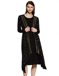 global desi Women's regular fit Shirt (AW19GH053TUVLBLACKXS_Black_X-Small