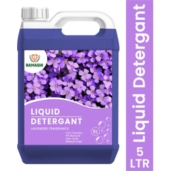RAMASHI High-Quality Laundry Liquid, Suitable for Top-Load / Front-Load Washing Machine Lavender Liquid Detergent(5 L)