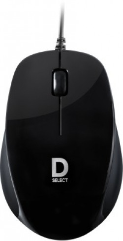 DSelect by Dell DS111 Wired Optical Mouse(USB 2.0, Black)