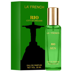 La French Rio Eau de Parfum - 20ml Unisex Perfume for Men and Women | Intense Long Lasting Perfume | Fresh, Spicy Aqua Notes | Premium Fragrance Scent EDP | Best Gift Perfume for Man and Woman