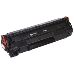 amazon basics 88A/CC388A Laser Toner Printer Cartridge | for HP Laser Jet P1007/P1008/P1106/P1108, Pro M1136/M1213nf/M1216, Pro M202dw / MFP M128/ M226 | Up to 1500 Pages Yield (Black)
