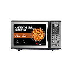 Panasonic 23 L Convection Microwave Oven(NN-CT353BFDG,Black Mirror, 360 Heat Wrap, stainless steel cavity, Magic Grill)