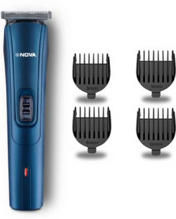 NOVA NHT 1039/05 USB Trimmer 45 min  Runtime 4 Length Settings(Blue)
