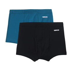 Rupa Boy's Cotton Stretch Trunks Pack of 2