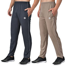 eKools Plain Trackpants for Men | Plain Trackpants | Basic Trackpants | Two Side Pockets with One...
