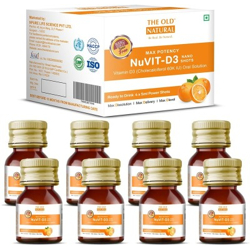 The Old Natural Nuvit D3 Vitamin D3 60000 iu I Cholecalciferol vitamin d3 60000 iu Nano Shots (2 x 20 ml)