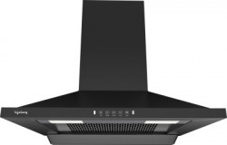 Lifelong LLLACP03 Auto Clean Touch + Motion Control 60 cm Pyramid Wall Mounted Chimney (Black 10...