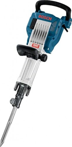 Bosch GSH 16-30 Heavy Duty Corded Electric Demolition Breaker with Hex, 1,750W, 300 BPM, 41J, 16.9 kg, Vibration Control + 1 Pointed Hex Chisel, 30 mm Hex Shank, & Carrying Case, 1 Year Warranty